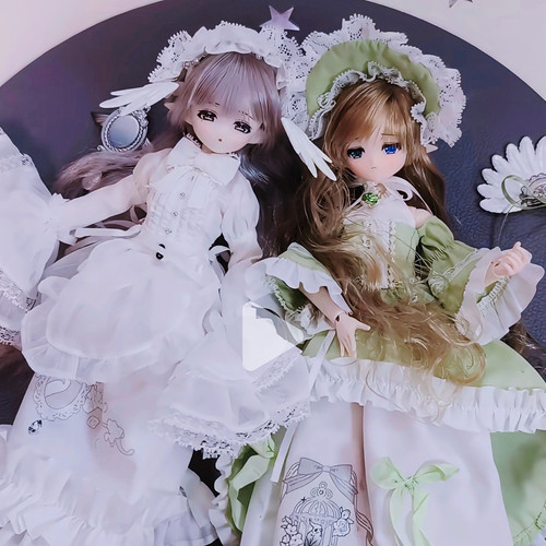 【现货】首批米甜四代羽雾之诗特6植发BJD盲盒潮玩可动人偶桌摆件