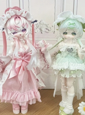 米甜三代运势小签灵8分bjd盲盒可动人偶公仔换装手办摆件礼物女