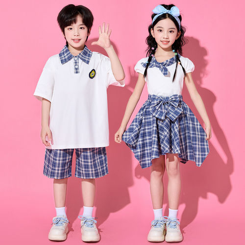 儿童啦啦队演出服小学生运动会入