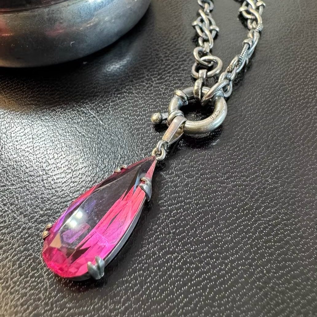 pasttimes新艺术时期水滴银吊坠仙女粉通体925银设计师精致唯美,饰品/流行首饰/时尚饰品新,银饰吊坠,淘宝优惠券,粉丝福利购,淘宝优惠卷