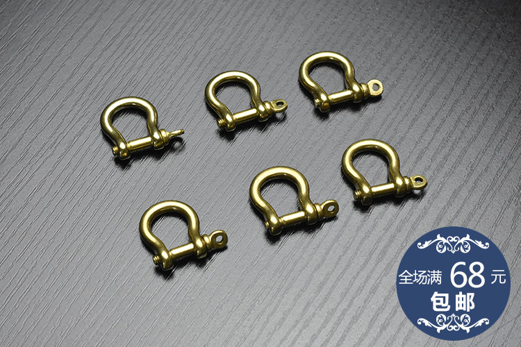 素匠缘手工DIY真皮配件黄铜马蹄扣 纯铜黄铜日式马蹄扣 箱包扣|msdalam kategori Beg kulit/wanita/beg lelaki, Aksesori bagasi - dari Buy2taobao.com untuk memberikan perkhidmatan ejen Taobao profesional membeli
