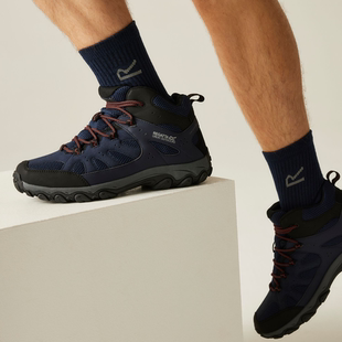 代购Regatta Edgepoint IV耐磨防水透气稳定抓地舒适男款徒步鞋
