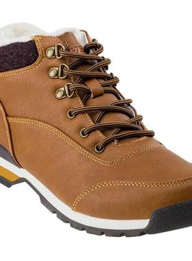 代购HITEC男士徒步鞋保暖防水防滑登山鞋中帮系带户外靴