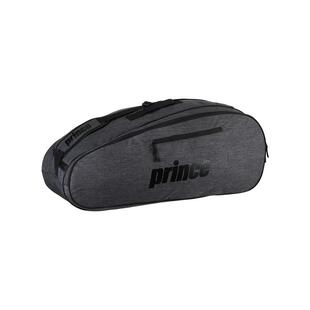 代购Prince王子网球包多拍位收纳分隔储物肩带可调顶部提手灰色