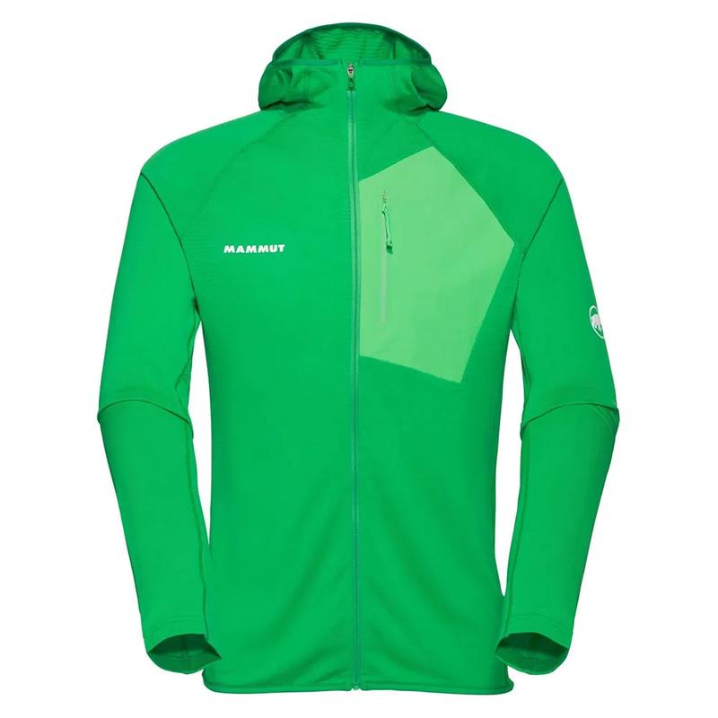 代购Mammut男士抓绒衣保暖透气防风户外外套立领长袖中层保暖衣