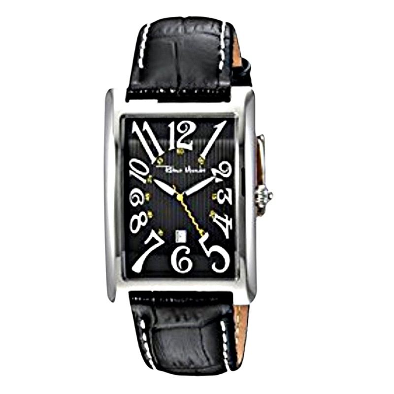 代购Ritmo Mundo Piccolo Data 复古方形表盘瑞士石英手表男 262