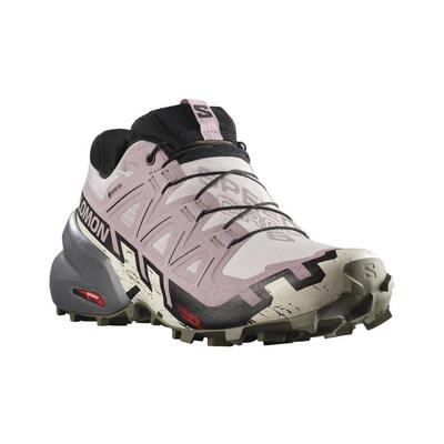 SALOMON萨洛蒙女登山鞋防水徒步鞋Speedcross 6 GTX GoreTex