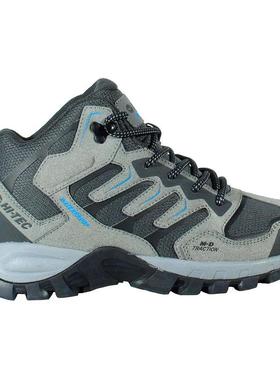 代购HITEC男士徒步鞋防水防滑轻量登山鞋中帮系带户外鞋