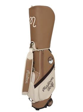 代购MALBON GOLF男女高尔夫球包带轮设计多口袋收纳肩带可调节