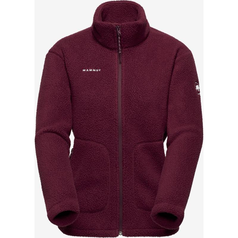 代购Mammut女士抓绒衣保暖防风透气户外夹克长袖立领保暖外套