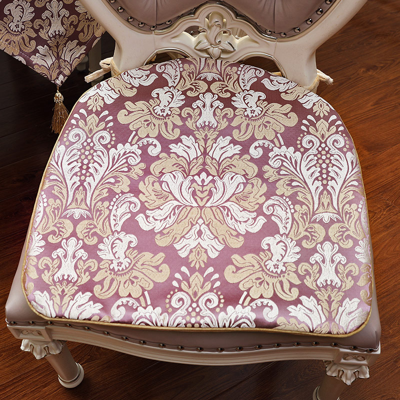 圣美绮餐椅垫防滑布艺坐垫冬椅子垫加厚座椅垫欧式椅垫可