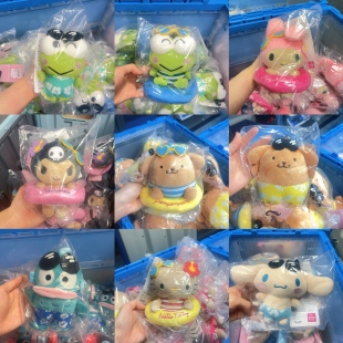 国现/补款！日本三丽鸥sanrio Avail夏威夷沙滩夏季泳圈KT挂件