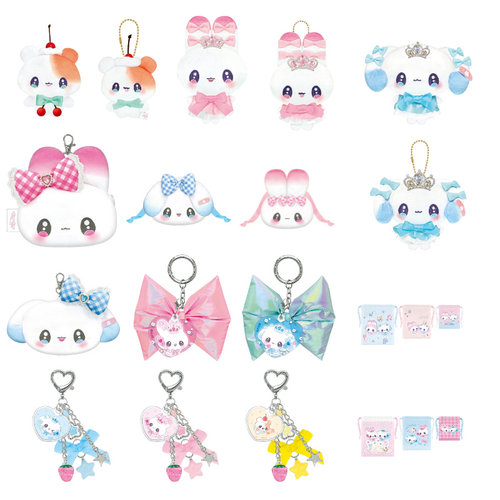 4月定金预售  魔法莓莓小兔子公仔挂件 口巾包 抽绳包 挂饰