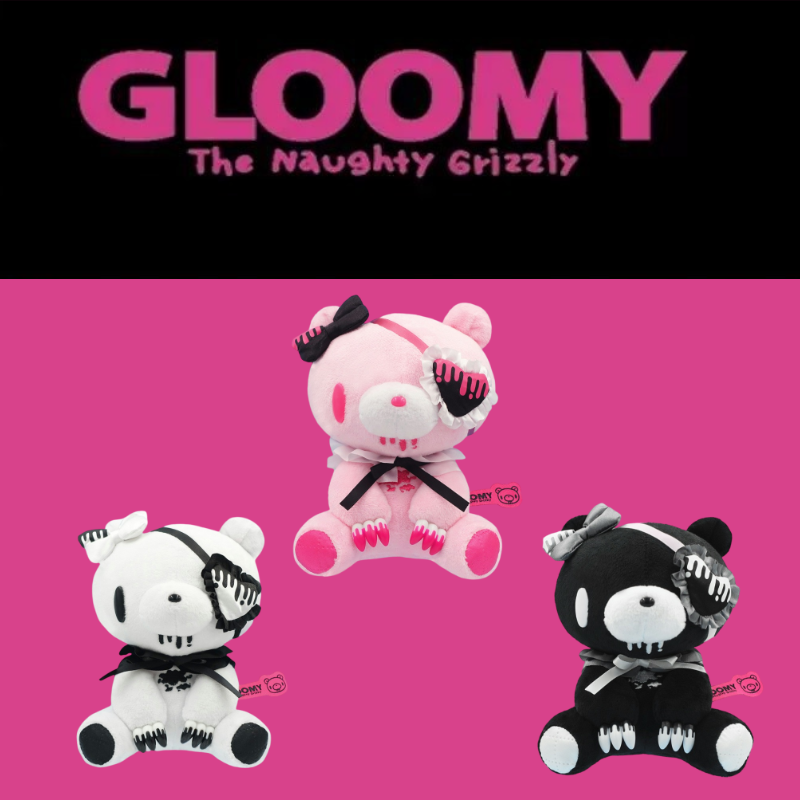 国现 日本OST GloomyBear暴力熊独眼公仔Eye patch very 包邮
