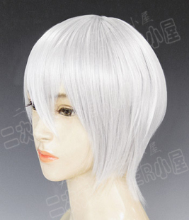 短发 银灰色 cosplay假发 扎普·伦弗洛 血界战线