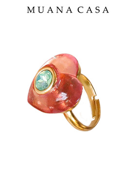 LAMUANA女锆石甜美小众戒子