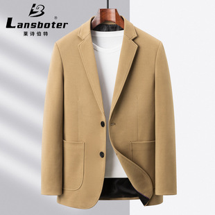 男装官方旗舰店虎豹箭鱼鲨唯品会官网爱缪斯毛呢西服男士小西装