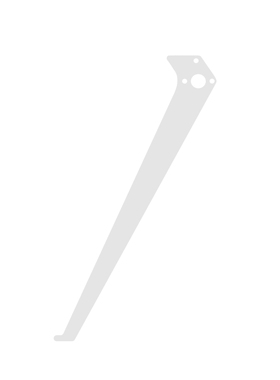 小罗模型 XLPower Nimbus 550 白色垂尾 直升机配件 XL55T03W