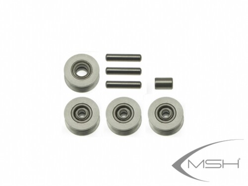 小罗模型 MSH Protos 380 EVO CNC金属压带轮 ＭSH41112