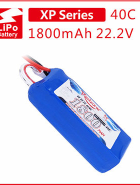 Redzone lipo 40C 1800mAh 22.2V 富力电池 MSH380/470L直机专用