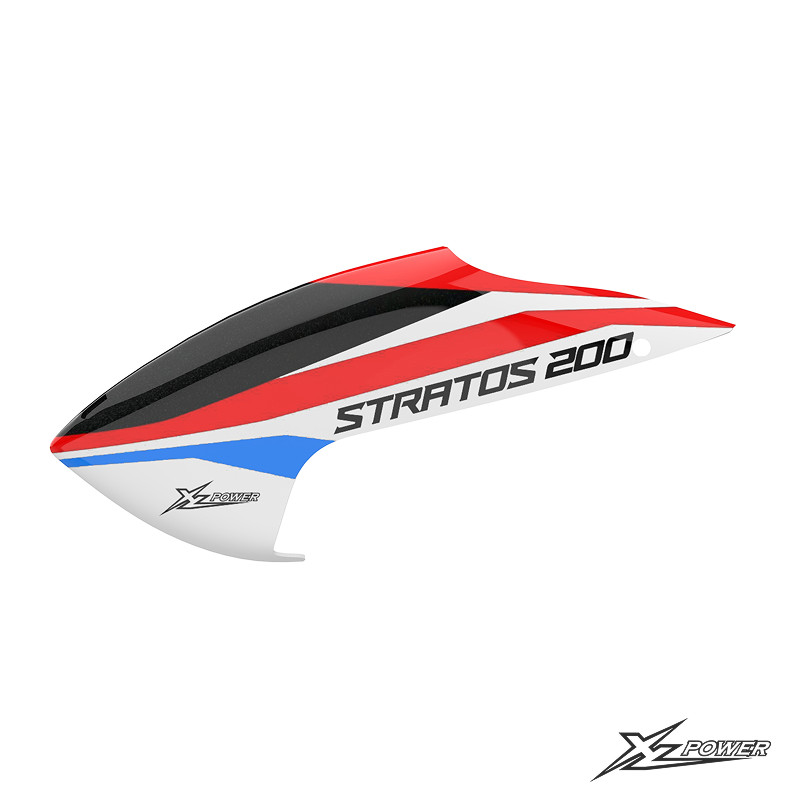 小罗模型 XLPower Stratos200 红色头罩 直升机配件 XL20C010
