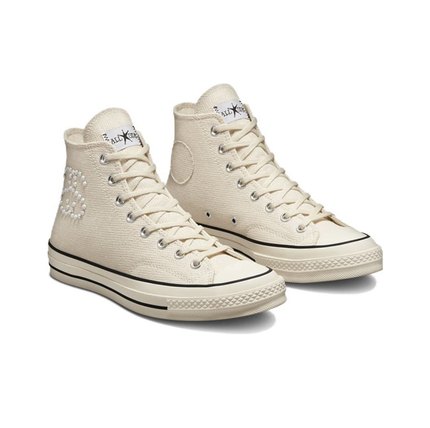 Stussy × Converse 1970s 联名 高帮帆布鞋 珍珠钉A02051C