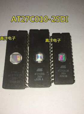 AT27C010-25DI ATMEL CWDIP瓷封带镜 原字原脚实体店现货供应