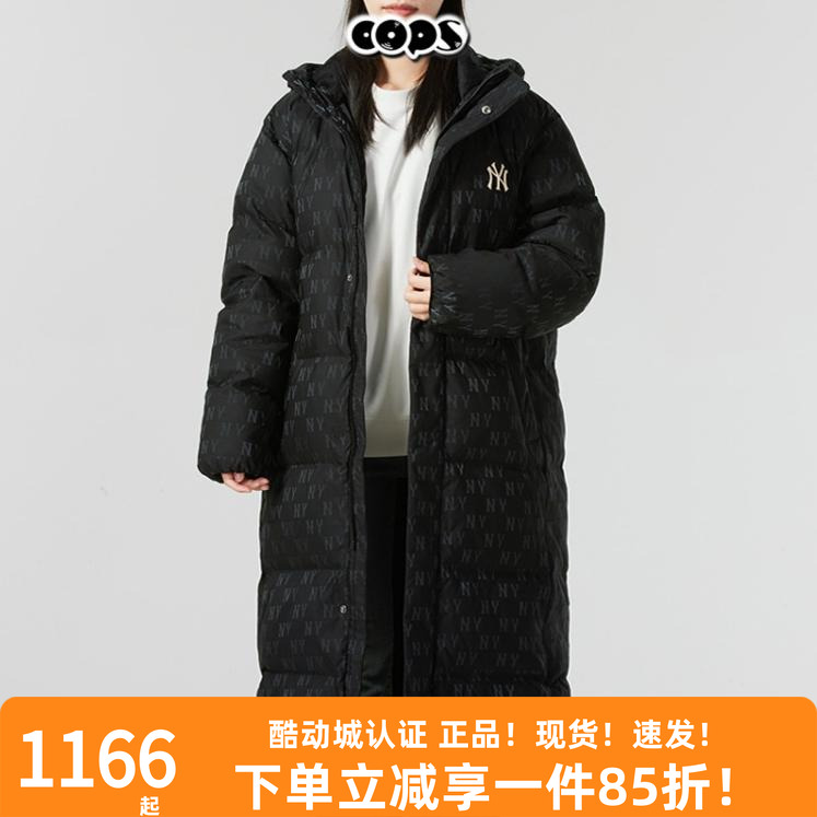MLB男女NY鹅绒老花满印羽绒服