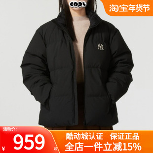 保暖羽绒服男装 NY短款 女装 新款 加厚羽绒外套3ADJB2056 冬季 MLB正品