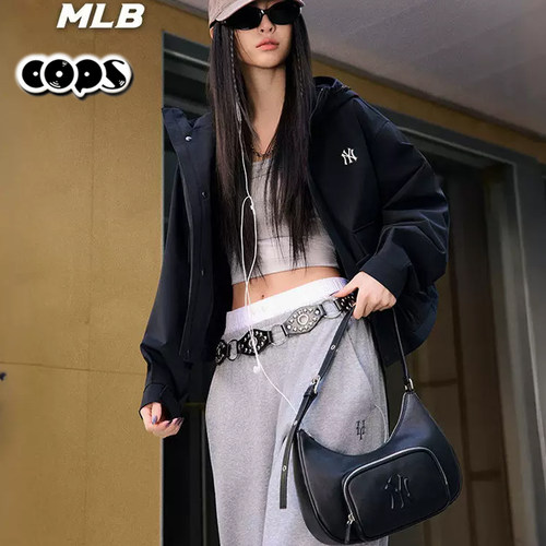 MLB男包女包26新款KARINA同款可调节单肩包腋下包休闲包3ABQV026N