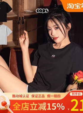 MLB短袖24款NY炫彩字母小标圆领短款休闲运动T恤3FTSBA343/TSBA3