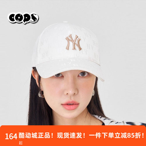 MLB老花帽子夏季新款男帽女帽情侣棒球帽NY遮阳帽鸭舌帽3ACPM105N