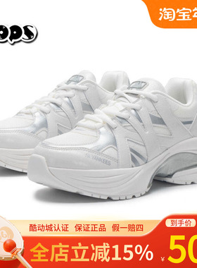 MLB男女情侣新款立体logo复古厚底增高运动跑步鞋老爹鞋3ARNPDL4N