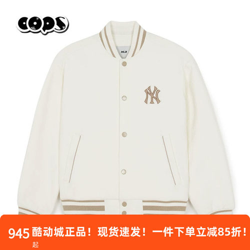 MLB26新款NY老花羊羔绒棒球服