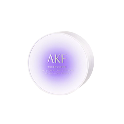 屈臣氏AKF雪融柔肤定妆散粉多色号可选隐匿毛孔轻柔细滑持妆高级