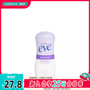 屈臣氏夏依eve多效女性护理液敏感肌肤清新花香119ml