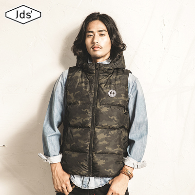 羽绒马甲男士秋冬季休闲潮流帅气轻薄款保暖背心内外穿棉马夹外套