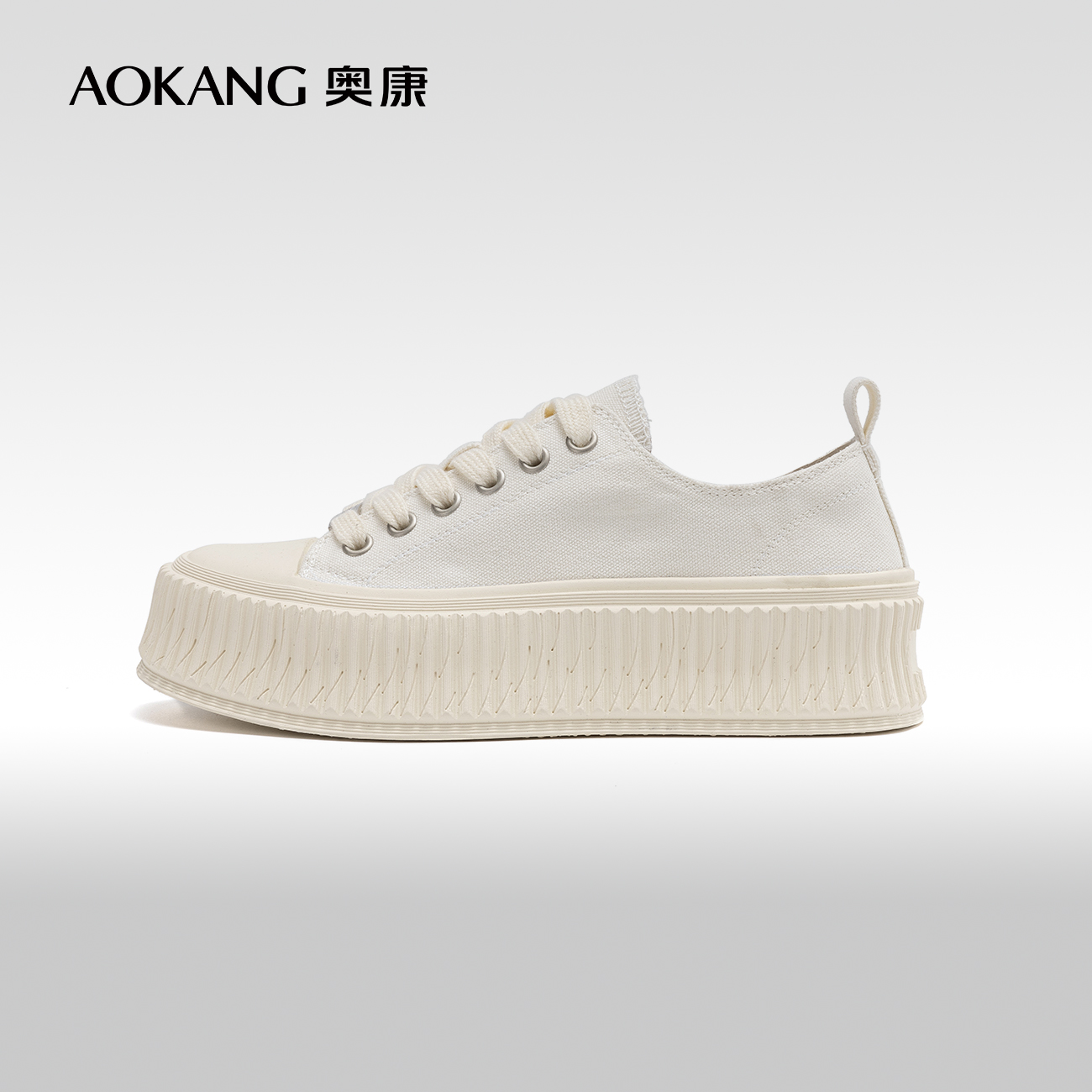 Aokang/奥康时尚小白鞋