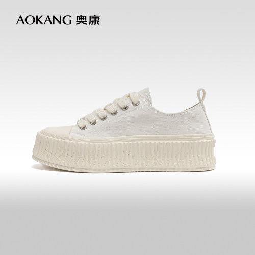 Aokang/奥康时尚小白鞋