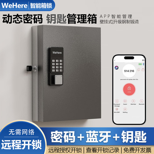智能壁挂式爱彼克钥匙箱WeHere
