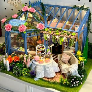 蔷薇庭园茶屋DIY小屋|生日礼物女生朋友闺蜜精致治愈系新年情人节