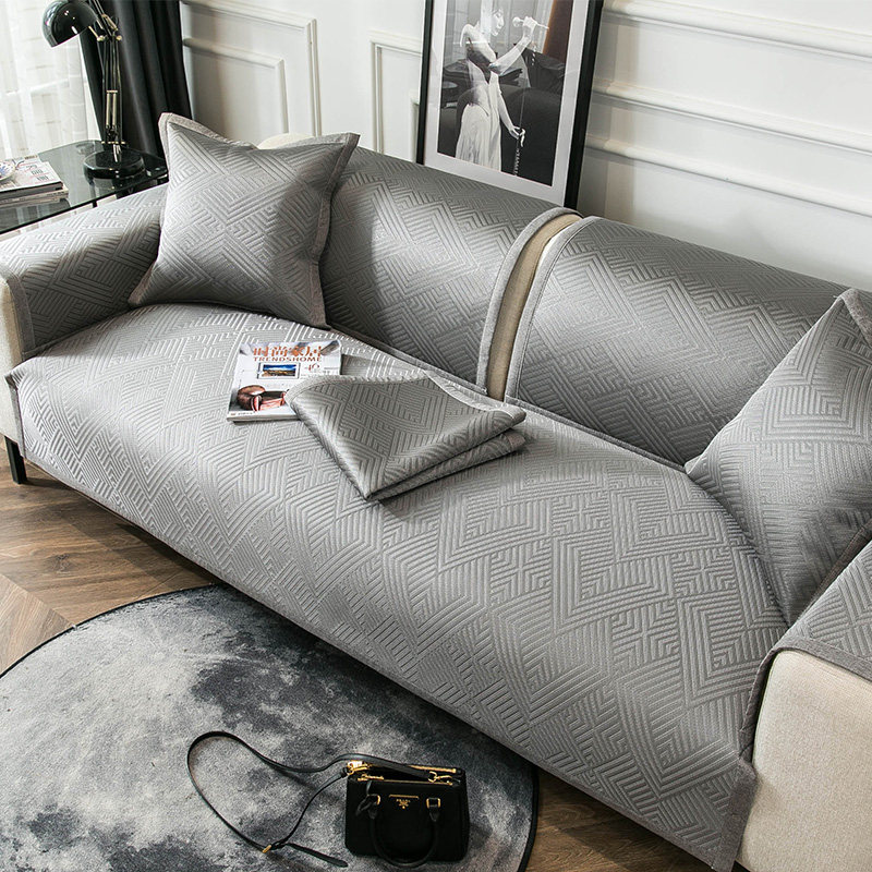 冰丝凉席沙发座垫夏季防滑沙发垫夏天款现代坐垫罩巾水洗,居家布艺,沙发垫,淘宝优惠券,粉丝福利购,淘宝优惠卷