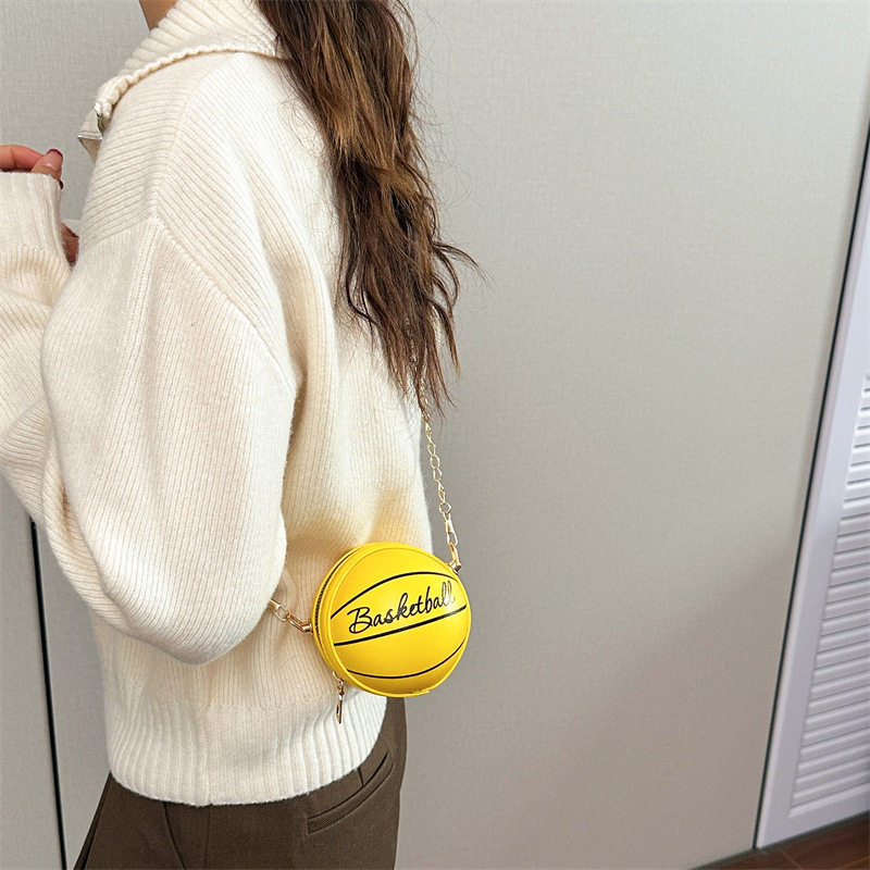迷你小球包女新款2026韩版时尚糖果色ins洋气单肩链条斜挎口红包
