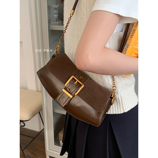跨境小众质感腋下包包女025新款 简约小方包复古百搭单肩斜挎包
