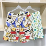 Летние штаны подходит для мужчин и женщин для отдыха, шорты, оверсайз