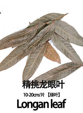 龙眼叶养龟预防腐皮红色免煮南美缸造景躲避草乌龟专用龙眼叶大片