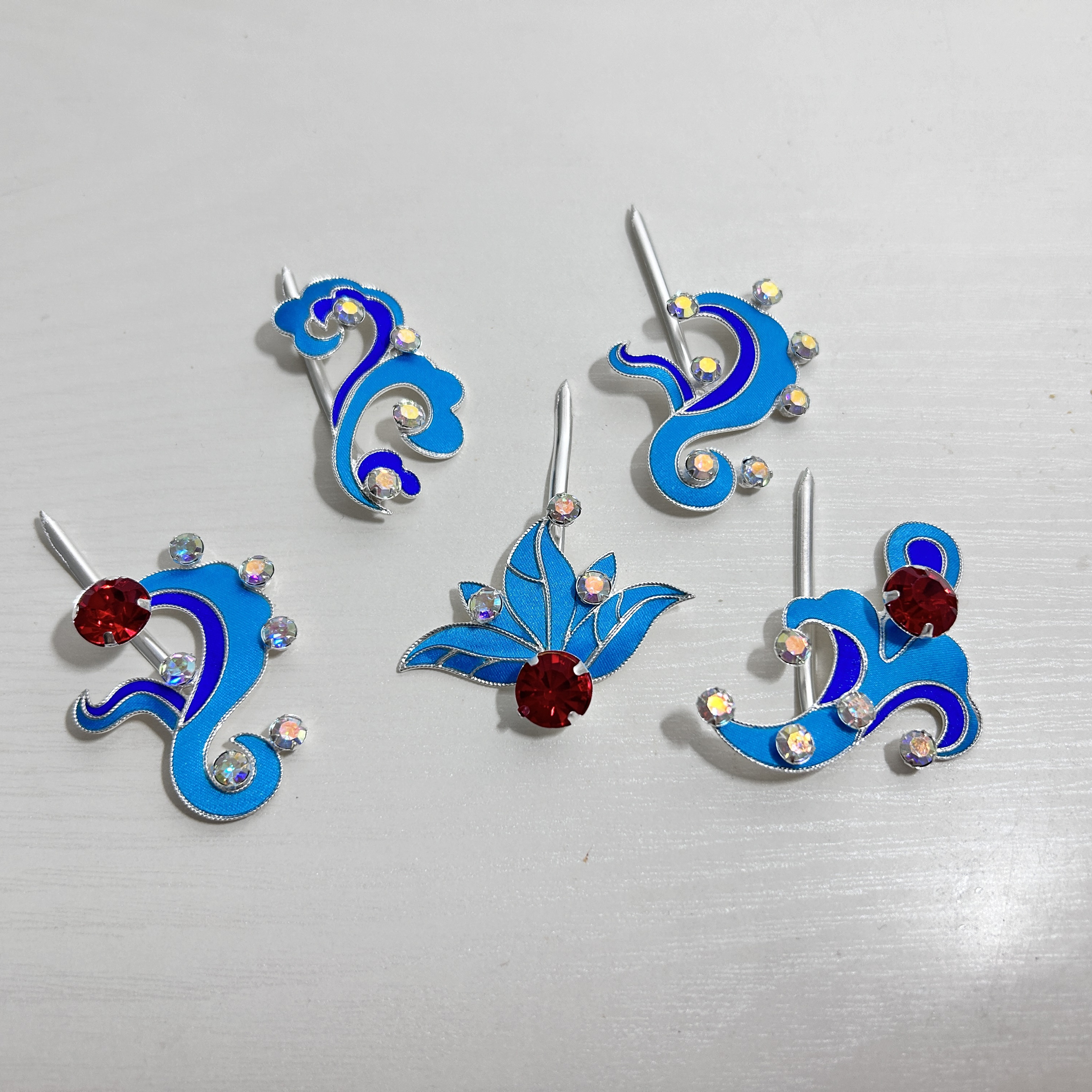 点稠草花正宗戏曲头面仿点翠头饰越剧黄梅戏专业头饰百搭花旦小姐