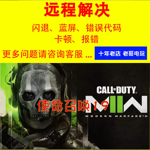 COD19游戏闪退使命召唤报错