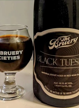 重口尖货！ 布鲁瑞 星期二红色陈酿 过红葡萄酒桶 帝国世涛 啤酒