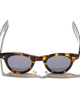 意大利产 直腿带鼻托板材玳瑁粗框panto复古柯布西耶墨镜设计师款